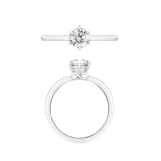 VinWang 0.5CT Diamond Engagement Ring V002